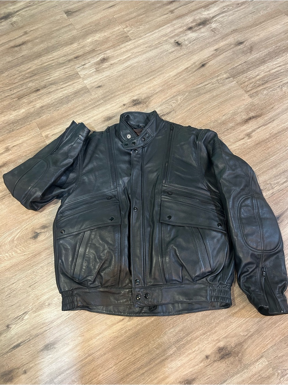 Hein Gericke leather motorcycle jacket and thermoliner